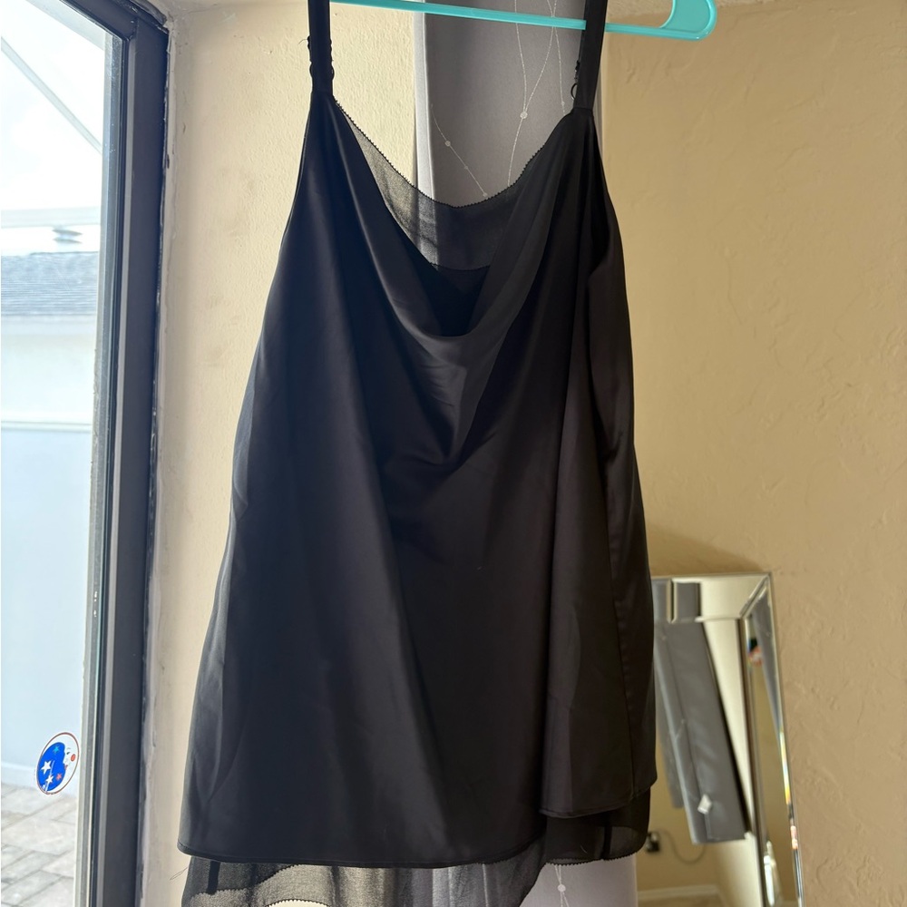 Black Sheer top
